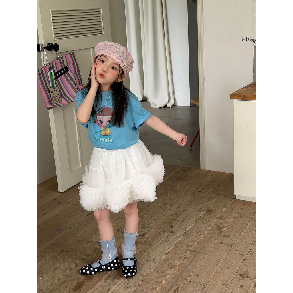 IRIS KIDS Princess Twirl Set — kids cartoon tee and tutu skirt, product photo 4 of 11