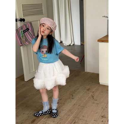 IRIS KIDS Princess Twirl Set — kids cartoon tee and tutu skirt, product photo 4 of 11