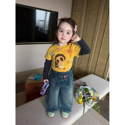 IRIS KIDS Sunny Star Kids — kids shirt and jeans set, product photo 7 of 9