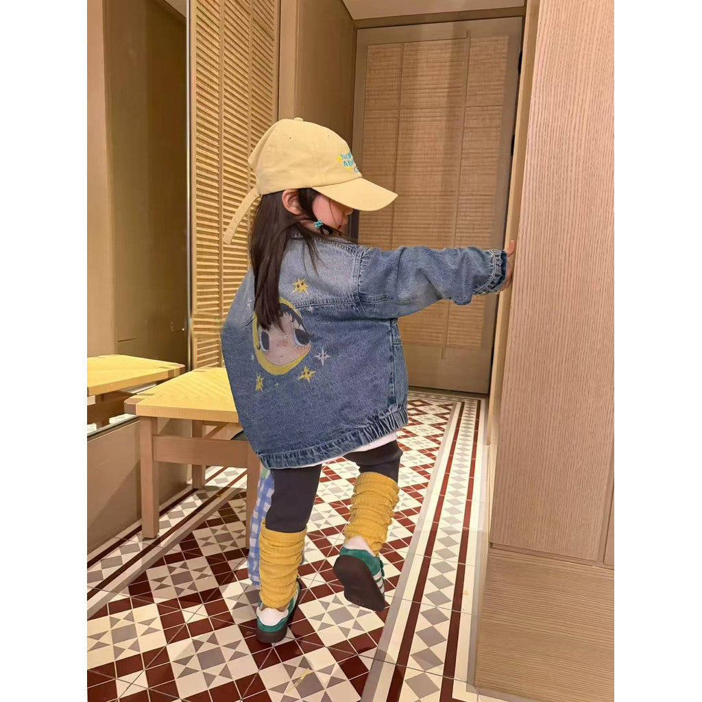 IRIS KIDS Mila Classic Denim Jacket — kids denim jacket, product photo 4 of 7
