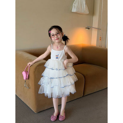 IRIS KIDS Sugar Cloud Dress — girls layered tulle dress, product photo 2 of 10