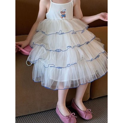 IRIS KIDS Sugar Cloud Dress — girls layered tulle dress, product photo 6 of 10