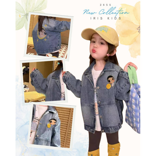 IRIS KIDS Mila Classic Denim Jacket — kids denim jacket, product photo 1 of 7