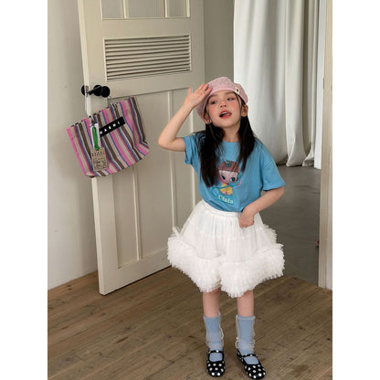 IRIS KIDS Princess Twirl Set — kids cartoon tee and tutu skirt, product photo 3 of 11