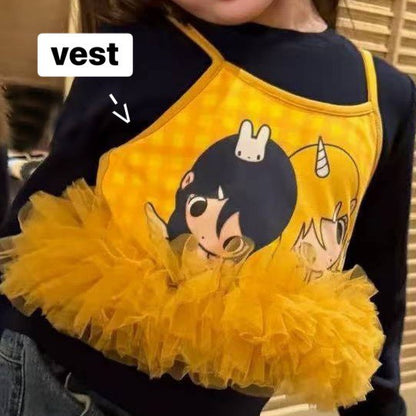 IRIS KIDS Mini Denim Muse — kids vest, shirt and denim pants set, product photo 9 of 9