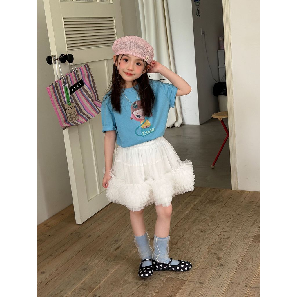 IRIS KIDS Princess Twirl Set — kids cartoon tee and tutu skirt, product photo 2 of 11