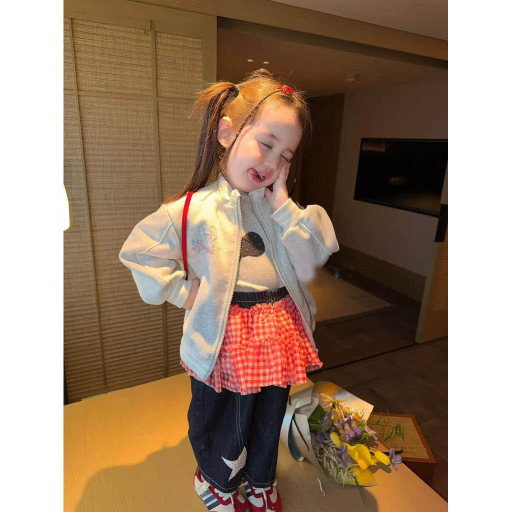 IRIS KIDS Luna Soft Zip Jacket — kids front-zip jacket, product photo 2 of 9