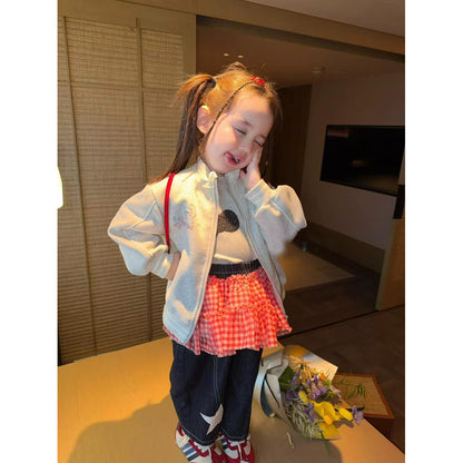 IRIS KIDS Luna Soft Zip Jacket — kids front-zip jacket, product photo 2 of 9