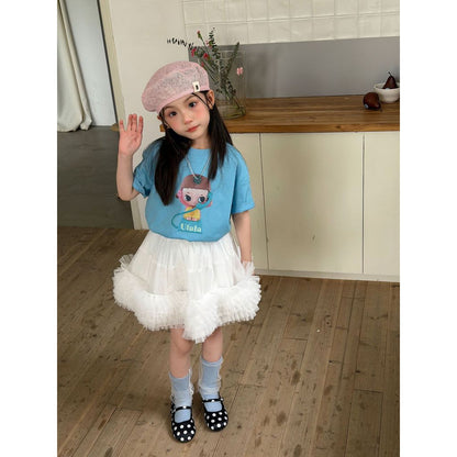 IRIS KIDS Princess Twirl Set — kids cartoon tee and tutu skirt, product photo 8 of 11