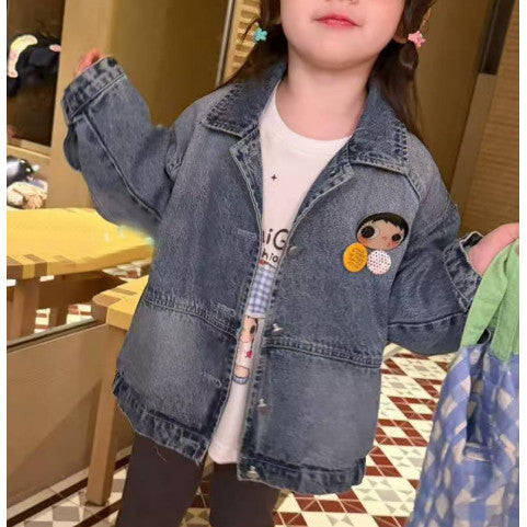 IRIS KIDS Mila Classic Denim Jacket — kids denim jacket, product photo 7 of 7