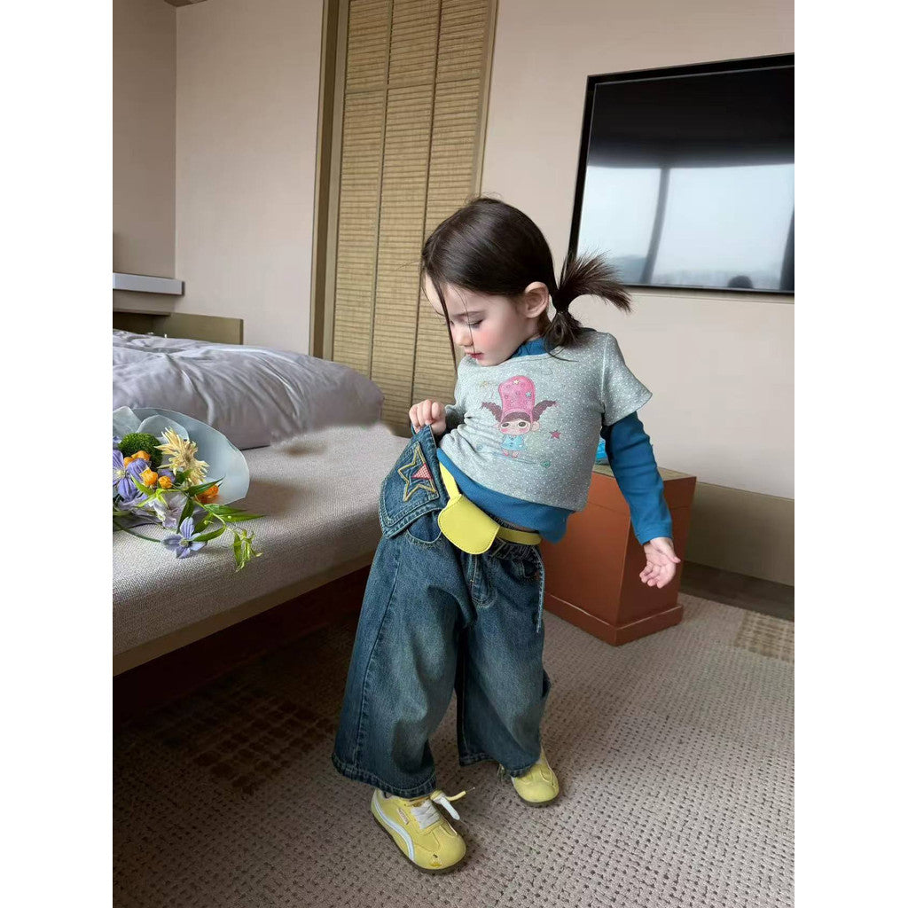 IRIS KIDS Woodland Dream — layered kids shirt-hoodie set with pants, product photo 7 of 9