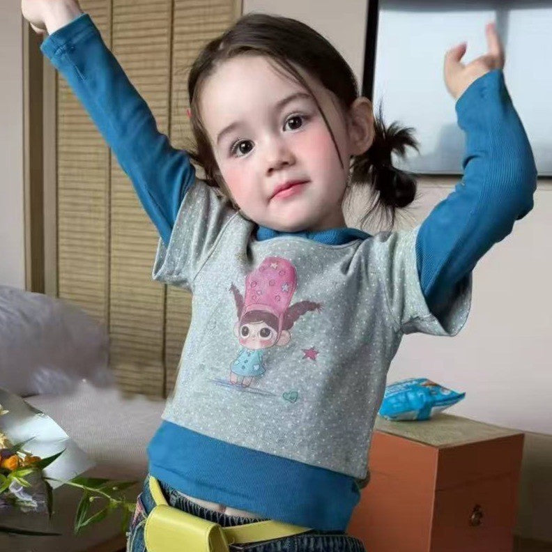 IRIS KIDS Woodland Dream — layered kids shirt-hoodie set with pants, product photo 8 of 9