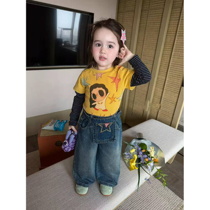 IRIS KIDS Sunny Star Kids — kids shirt and jeans set, product photo 2 of 9