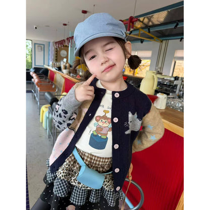 IRIS KIDS Cardigan & Shirt Set — Korean-style kids outfit, product photo 7 of 10