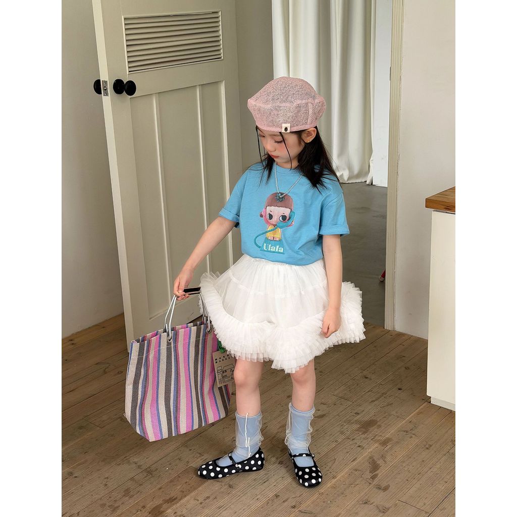 IRIS KIDS Princess Twirl Set — kids cartoon tee and tutu skirt, product photo 9 of 11