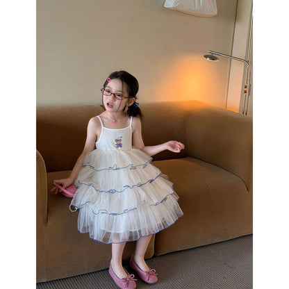 IRIS KIDS Sugar Cloud Dress — girls layered tulle dress, product photo 4 of 10