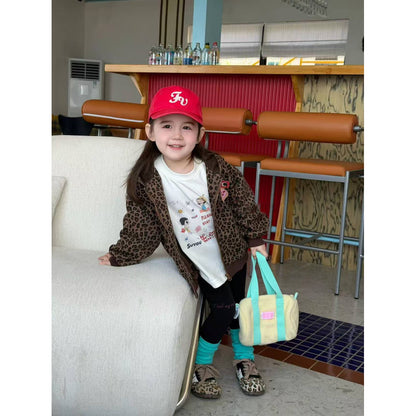 IRIS KIDS Leopard Breeze Jacket — kids leopard-print zip jacket, product photo 6 of 8