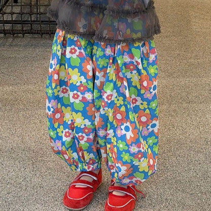 IRIS KIDS Garden Bloom Pants — girls floral pants, product photo 9 of 9