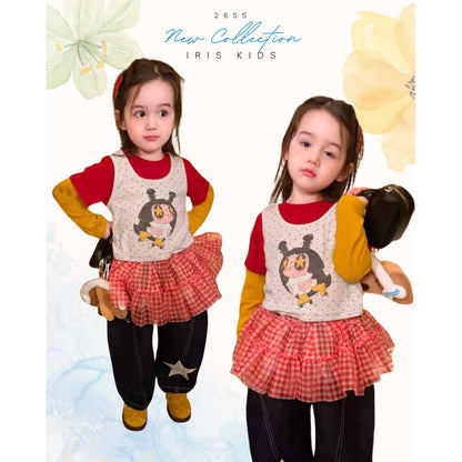 IRIS KIDS Lovely Dolly Set — kids shirt, vest and pants outfit, product photo 1 of 9