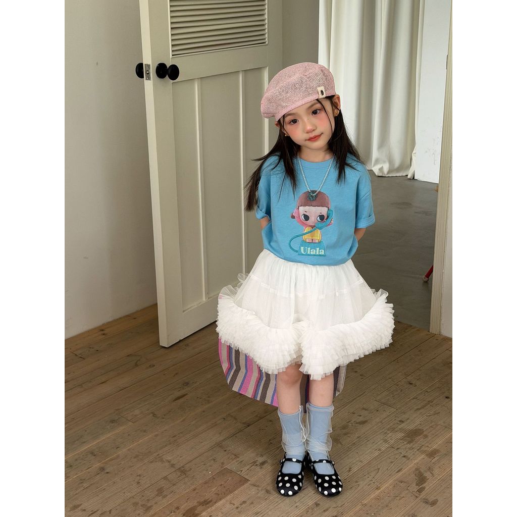IRIS KIDS Princess Twirl Set — kids cartoon tee and tutu skirt, product photo 5 of 11