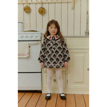 IRIS KIDS Lady Camellia Dress — girls Korean-style dress, product photo 9 of 10