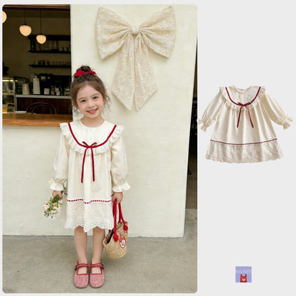 IRIS KIDS Sweet Heirloom Dress — girls Korean-style dress, product photo 1 of 10