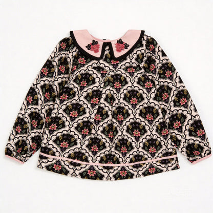 IRIS KIDS Lady Camellia Dress — girls Korean-style dress, product photo 10 of 10