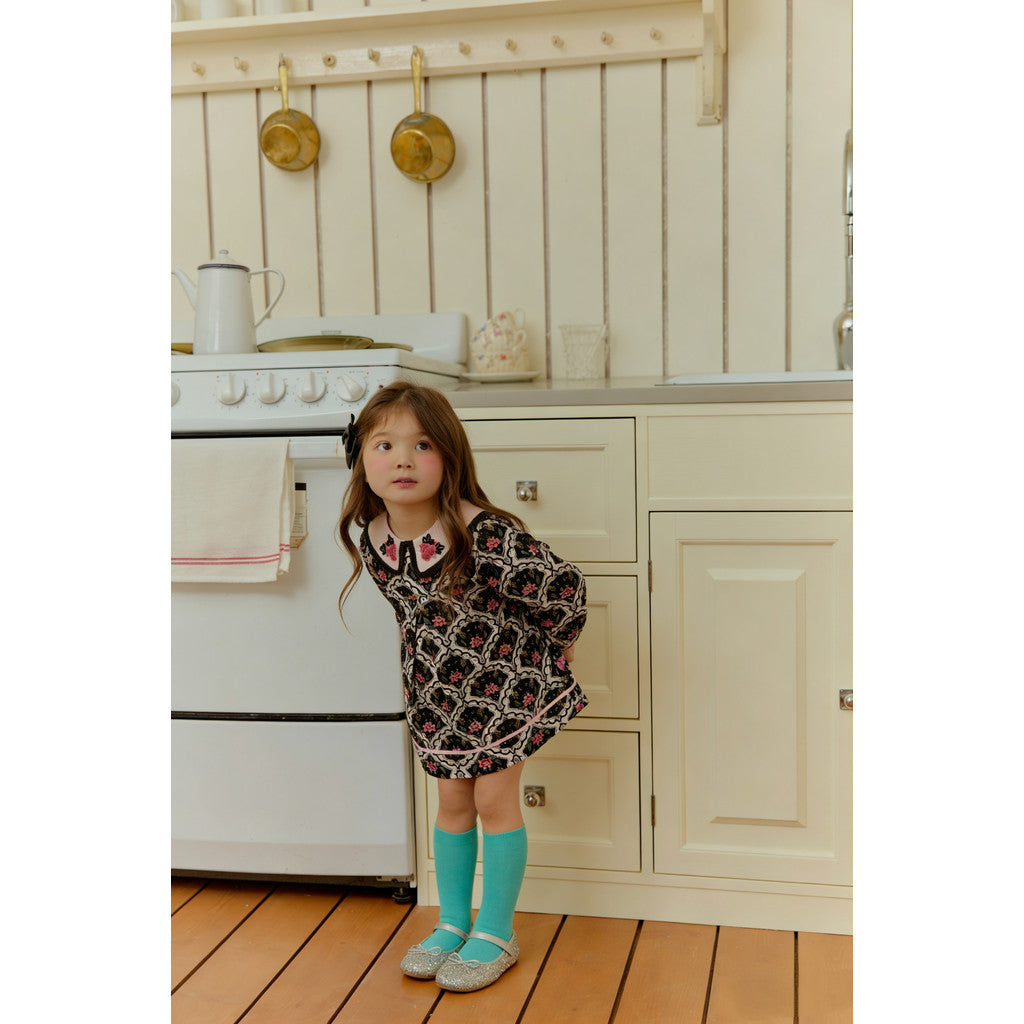 IRIS KIDS Lady Camellia Dress — girls Korean-style dress, product photo 4 of 10