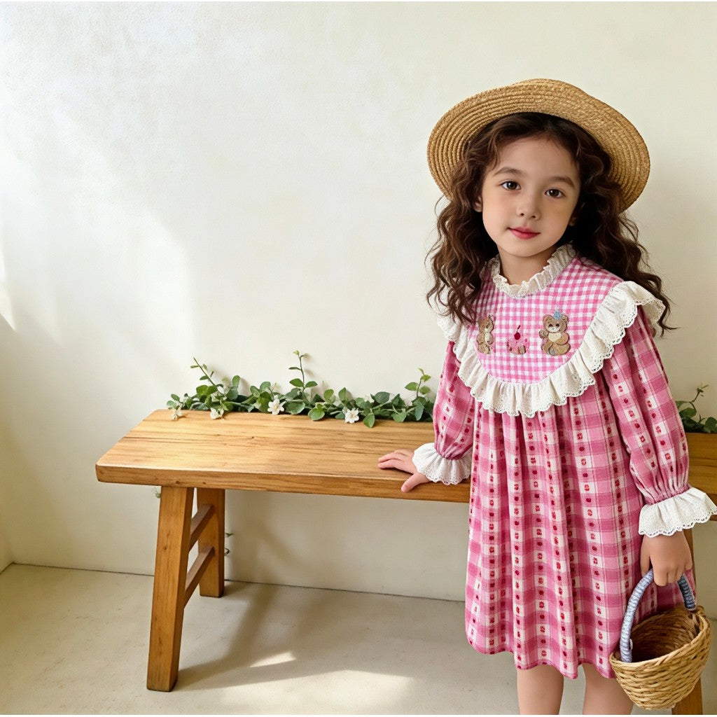 IRIS KIDS Lovely Teddy Day Dress — kids everyday dress, product photo 7 of 10