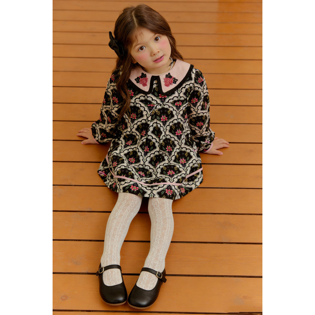 IRIS KIDS Lady Camellia Dress — girls Korean-style dress, product photo 5 of 10
