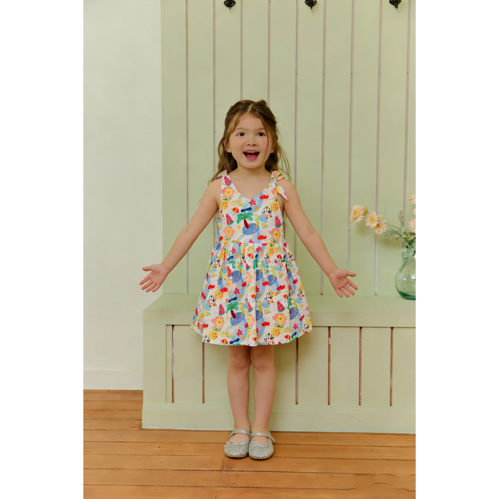 IRIS KIDS Sweet Tropicana Dress — kids Korean-style dress, product photo 7 of 10