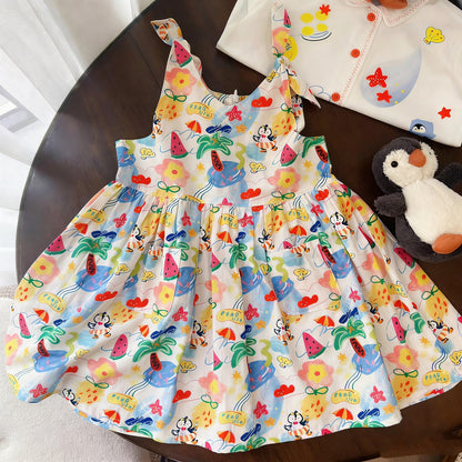 IRIS KIDS Sweet Tropicana Dress — kids Korean-style dress, product photo 10 of 10