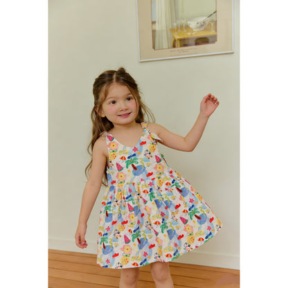 IRIS KIDS Sweet Tropicana Dress — kids Korean-style dress, product photo 4 of 10