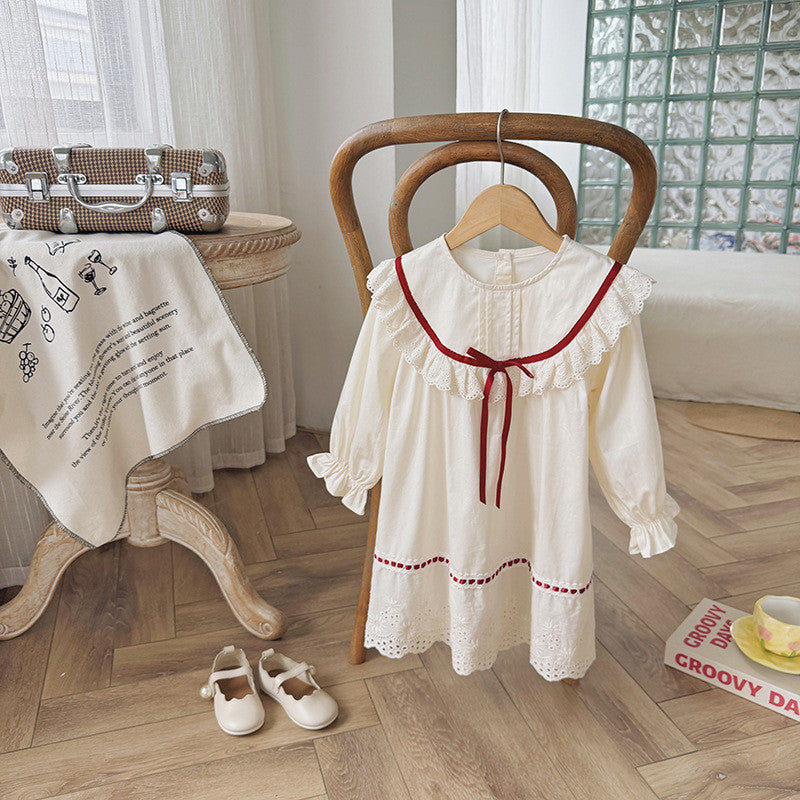 IRIS KIDS Sweet Heirloom Dress — girls Korean-style dress, product photo 9 of 10