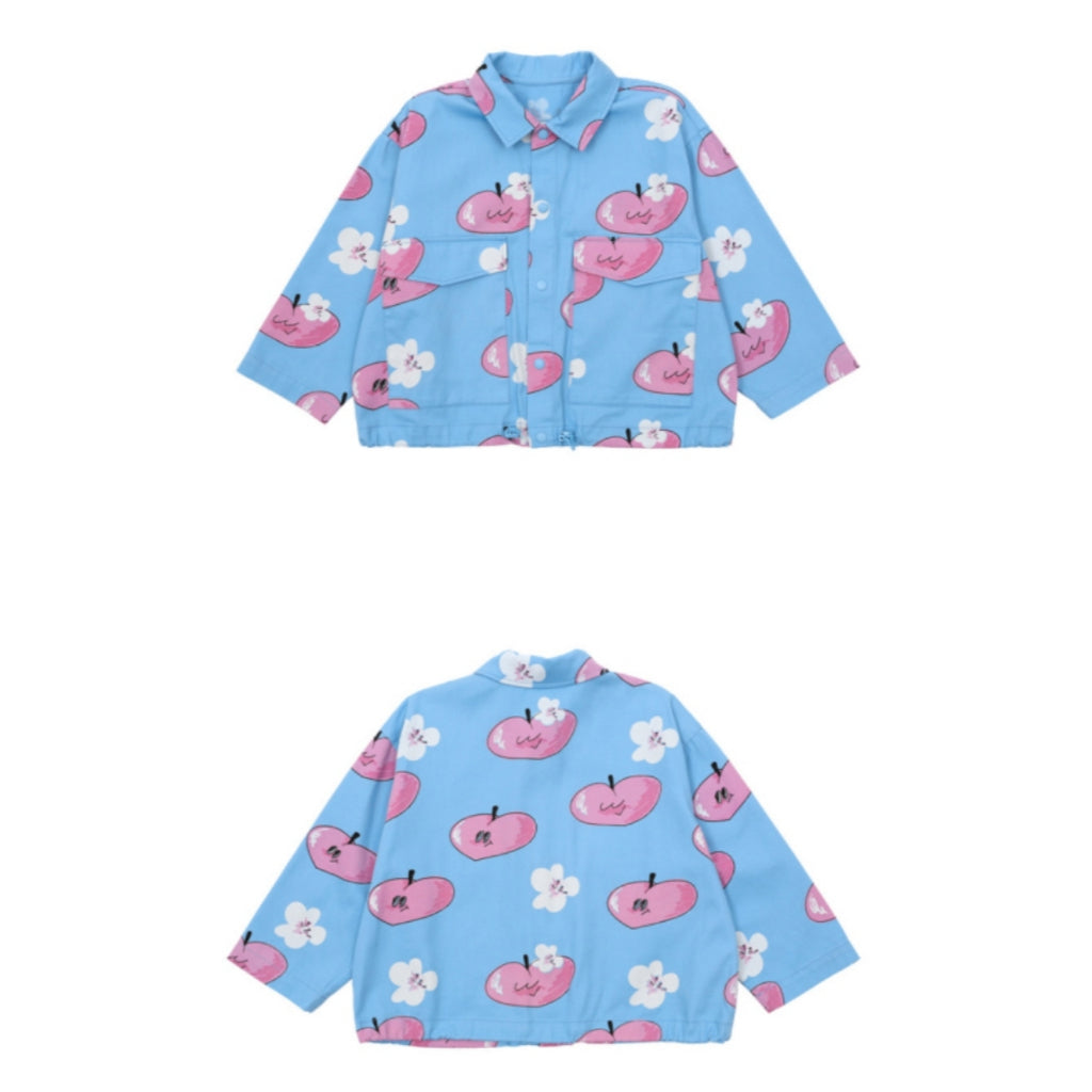IRIS KIDS Pink Heart Peach Set — girls kids outfit set, product photo 8 of 12