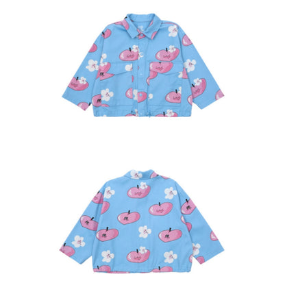 IRIS KIDS Pink Heart Peach Set — girls kids outfit set, product photo 8 of 12
