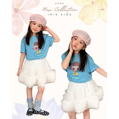 IRIS KIDS Princess Twirl Set — kids cartoon tee and tutu skirt, product photo 1 of 11