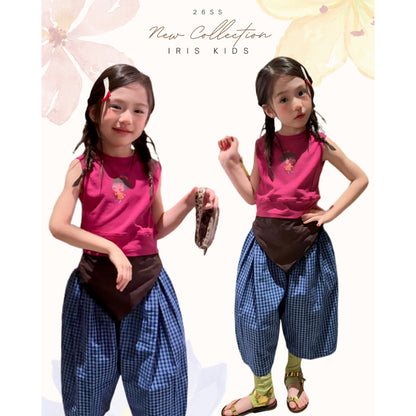 IRIS KIDS Candy Street Girl Set — girls top and pants outfit, product photo 1 of 9