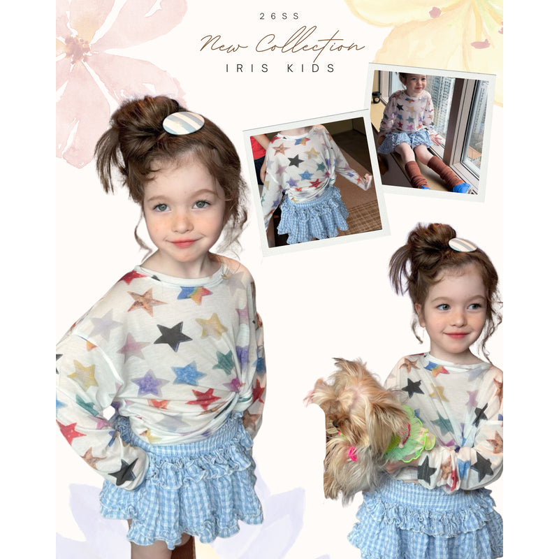 IRIS KIDS Mini Star Girl Outfit — girls Korean-style kids set, product photo 1 of 12